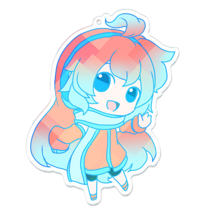 アクリルキーホルダー - 100 x 100 (mm)