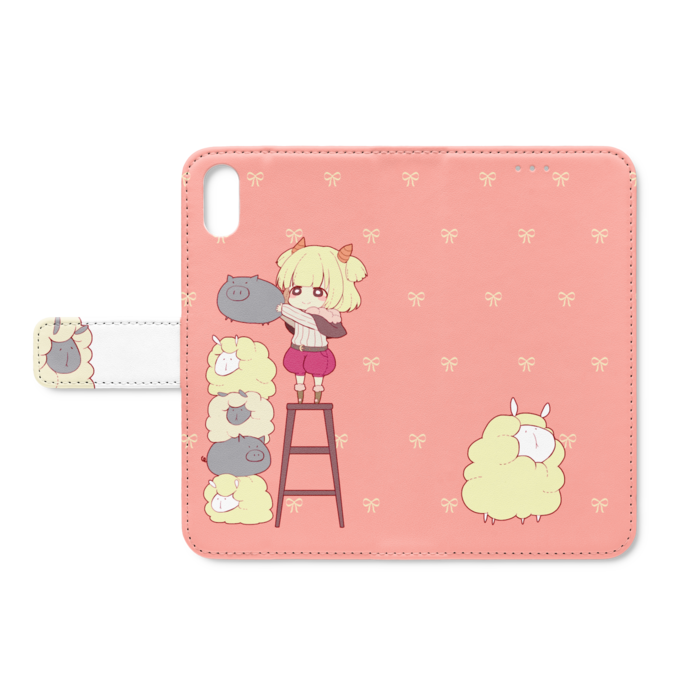 手帳型iPhoneケース - iPhone XS / X - ストラップ穴 なし