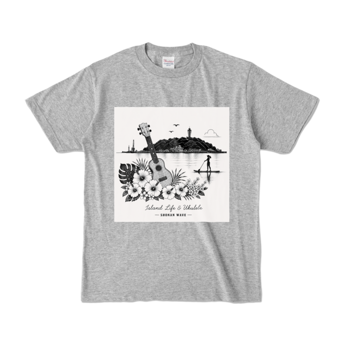 カラーTシャツ - S - 杢グレー (濃色)