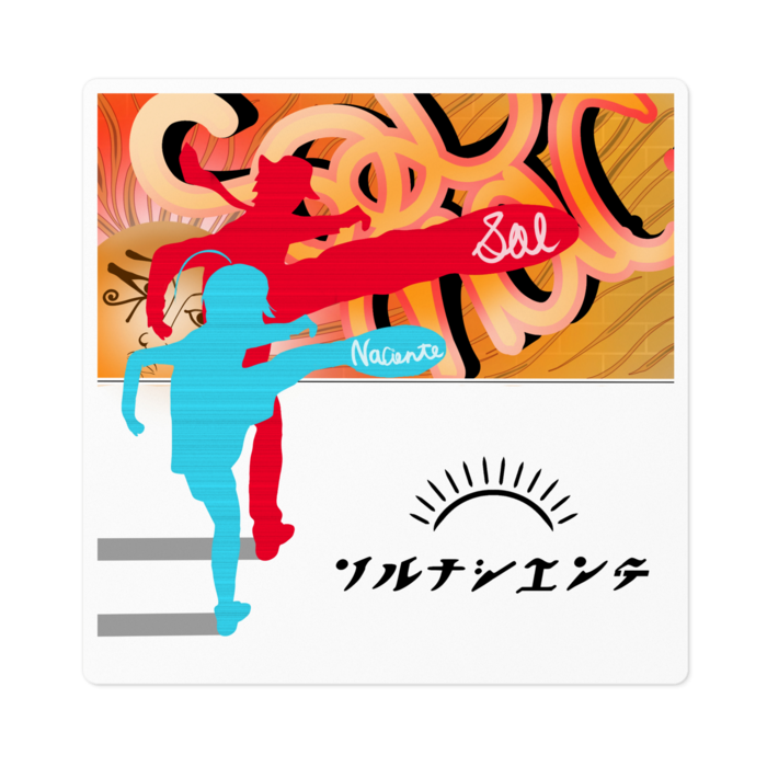 ステッカー - 100 x 100 (mm)
