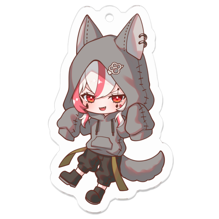 アクリルキーホルダー - 50 x 50 (mm)