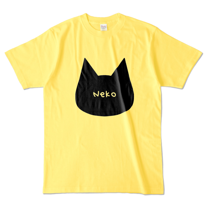 25SS人気新作★かわいい猫【SIENNE】Love Nero T shirt★2色 イエロー】シンプルでかわいい猫柄Tシャツ 黒猫 男女兼用