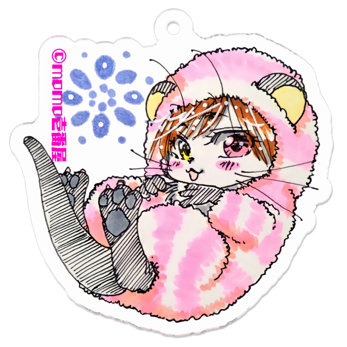 アクリルキーホルダー - 50 x 50 (mm)