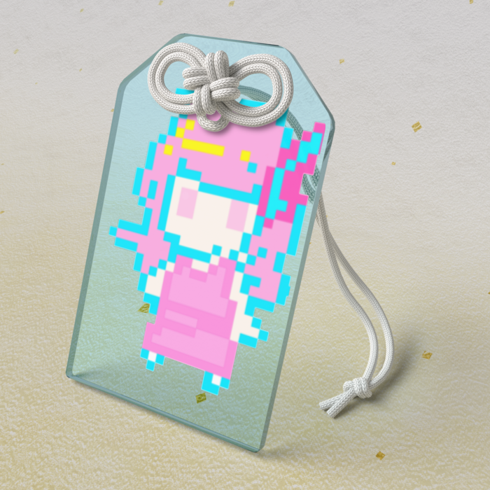 アクリルお守り - 50 × 80mm