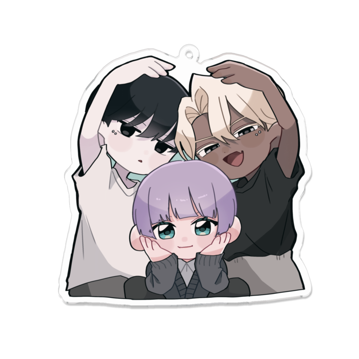 アクリルキーホルダー - 100 x 100 (mm)