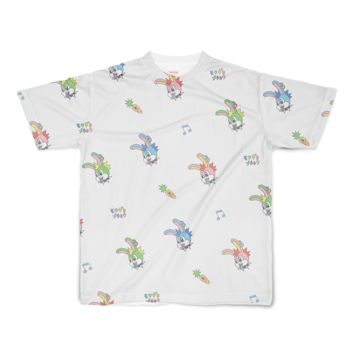 フルグラフィックTシャツホワイト - S - 両面印刷(1)