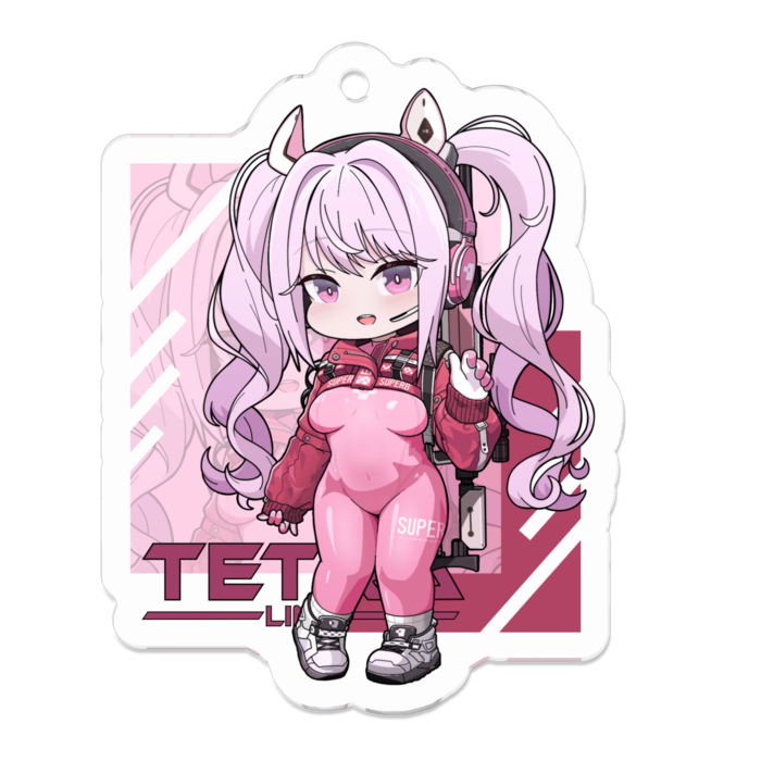 アクリルキーホルダー - 50 x 50 (mm)