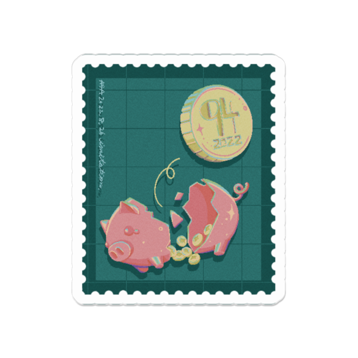 アクリルバッジ - 50 x 50 (mm)