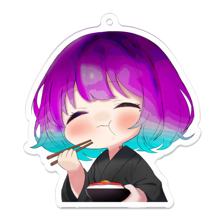 アクリルキーホルダー（コーティング） - 70 x 70 (mm)