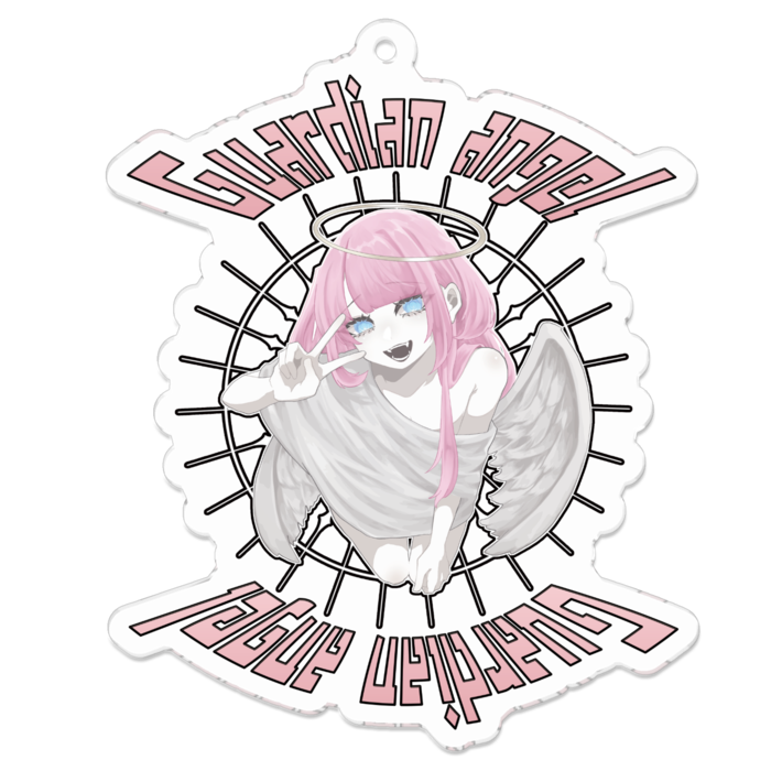 アクリルキーホルダー - 70 x 70 (mm)