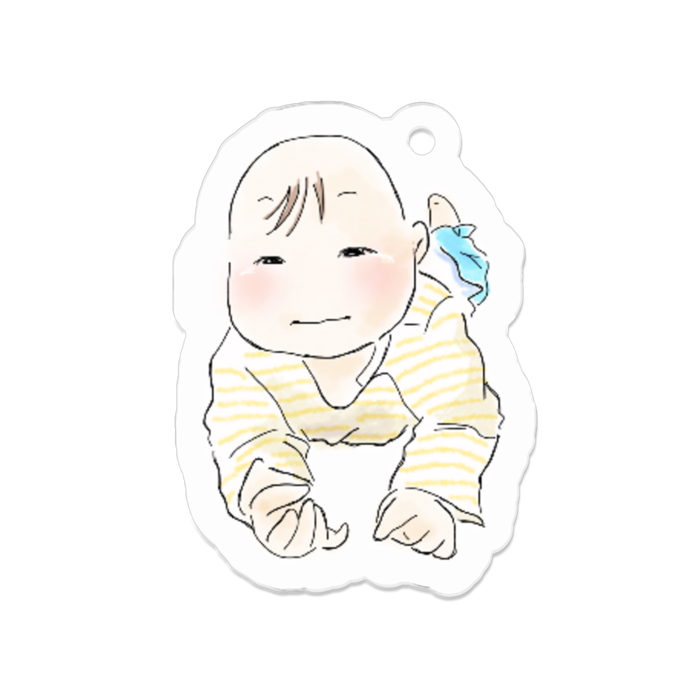 アクリルキーホルダー - 50 x 50 (mm)