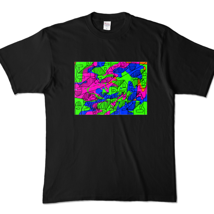 カラーTシャツ - XL - ブラック (濃色)