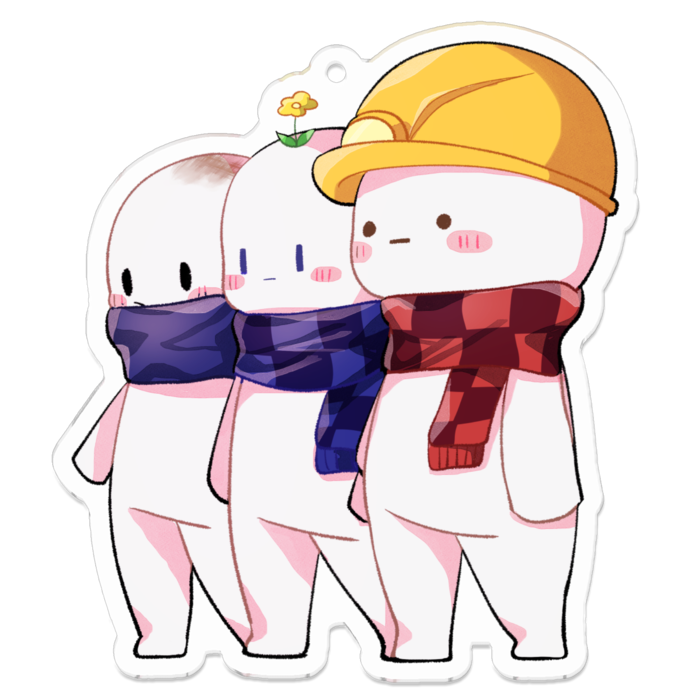 アクリルキーホルダー - 70 x 70 (mm)