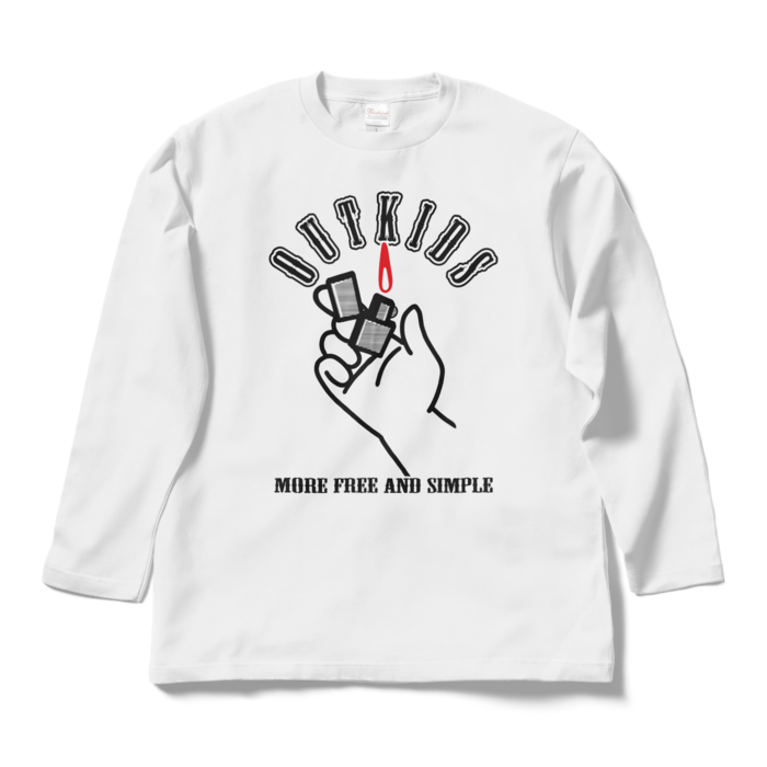 ロングスリーブTシャツ - L - ホワイト