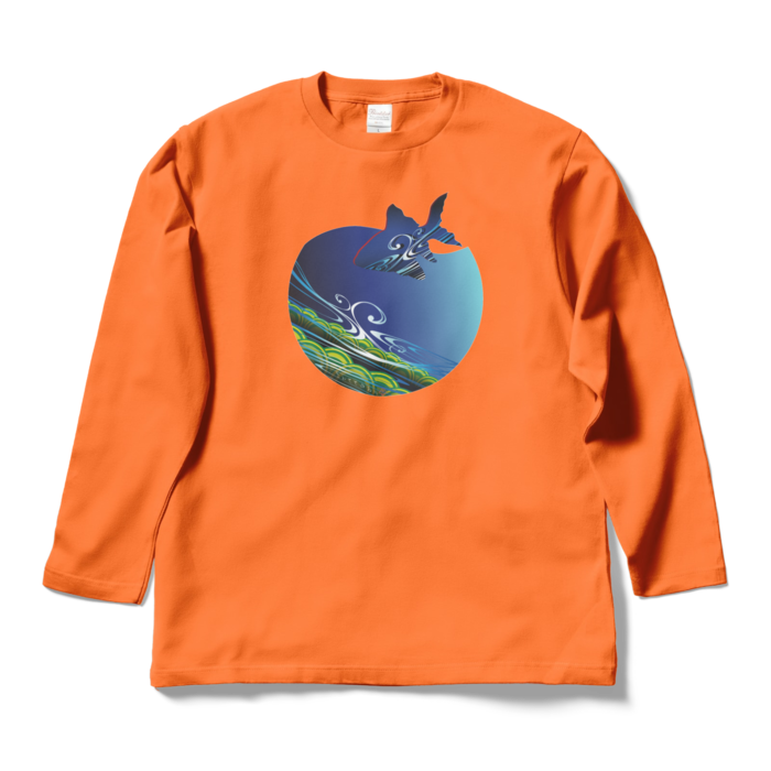 ロングスリーブTシャツ - L - オレンジ