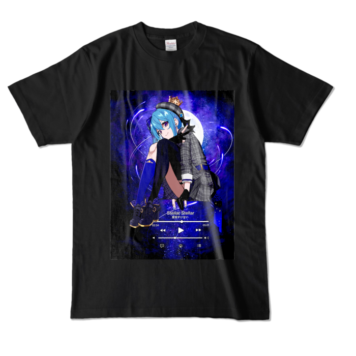 カラーTシャツ - L - ブラック (濃色)