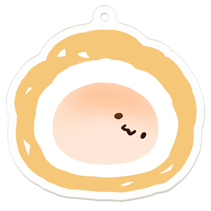 アクリルキーホルダー（コーティング） - 50 x 50 (mm)