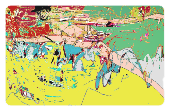 ICカードステッカー - 約85.7x53.9(mm)