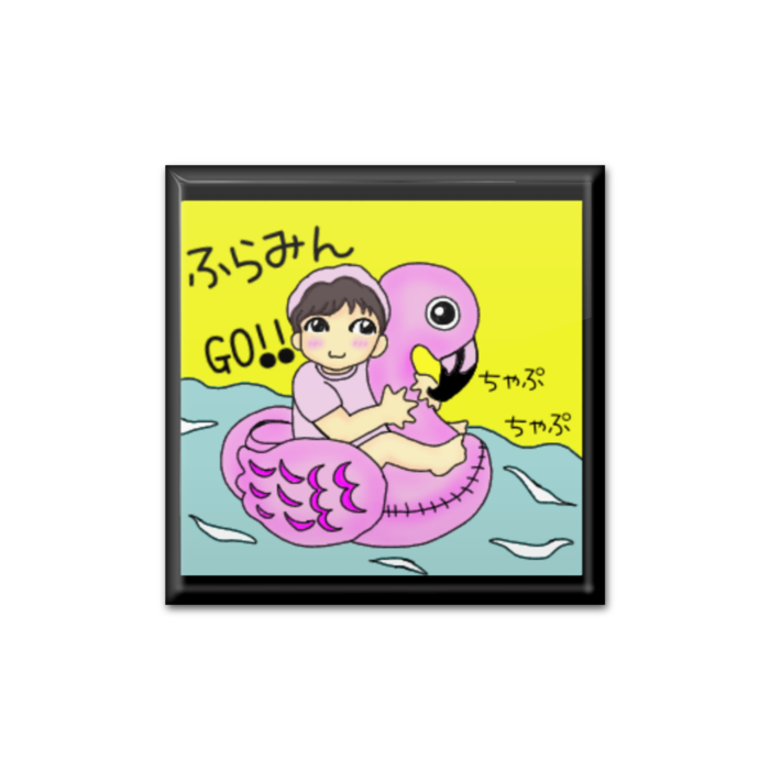 缶バッジ - 四角形40mm