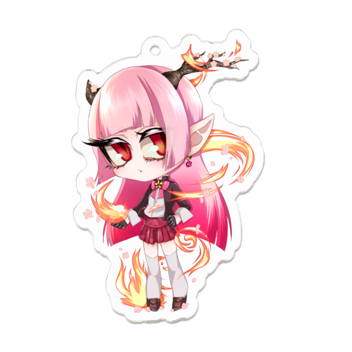 アクリルキーホルダー - 70 x 70 (mm)