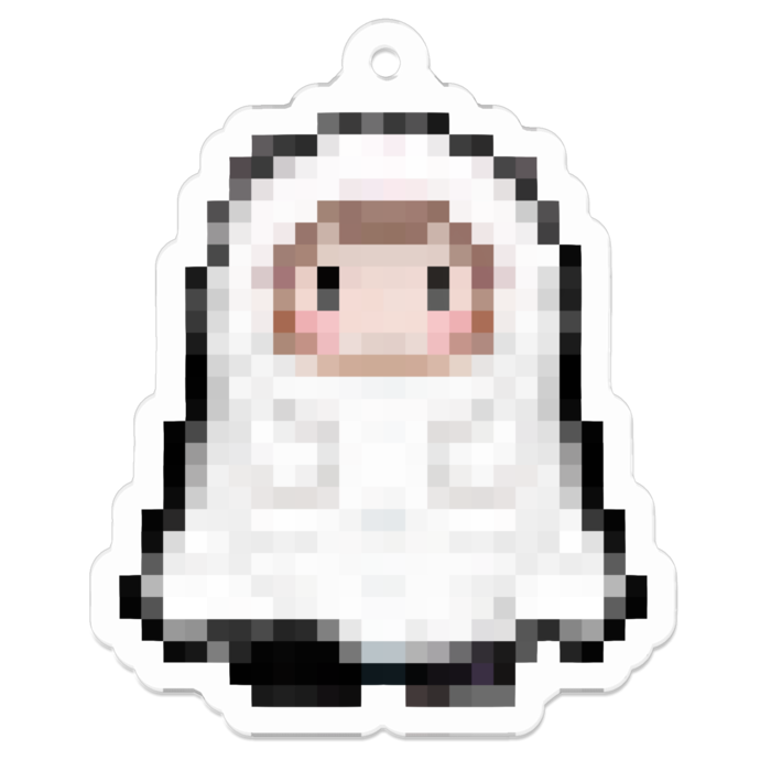 アクリルキーホルダー(コーティング) - 50 x 50 (mm)