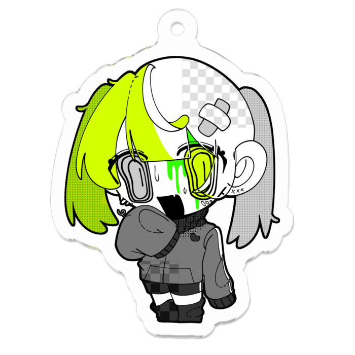 アクリルキーホルダー - 50 x 50 (mm)