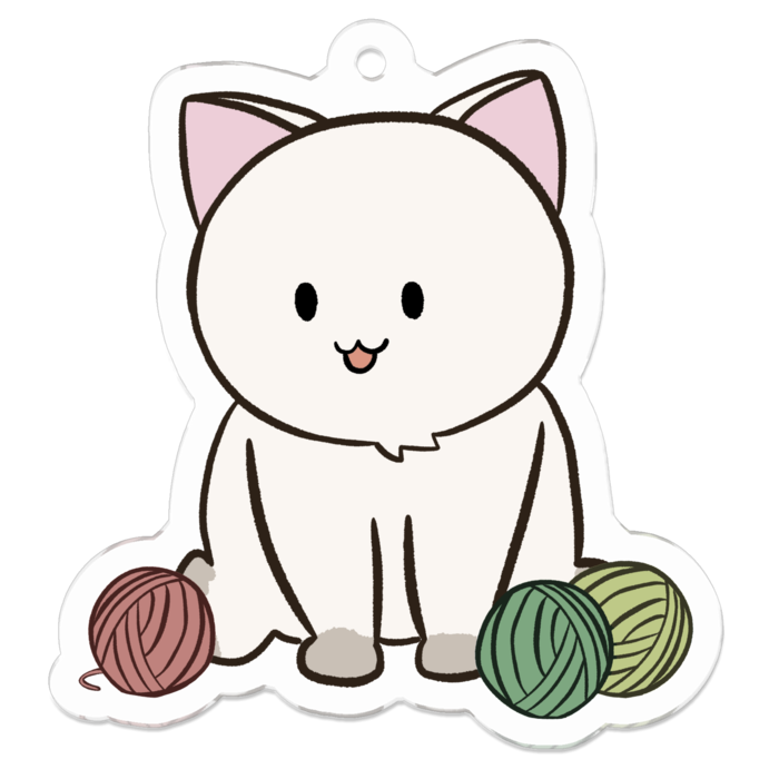 アクリルキーホルダー - 50 x 50 (mm)