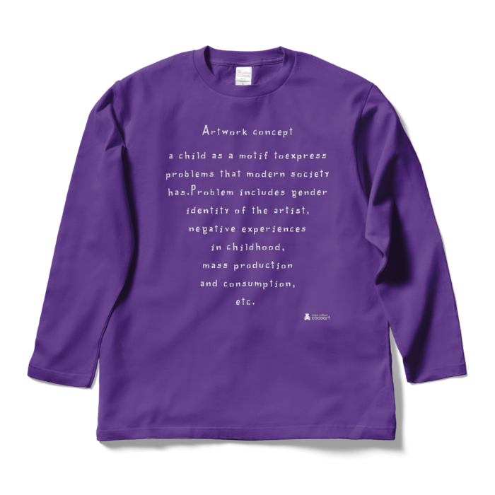 ロングスリーブTシャツ - L - パープル
