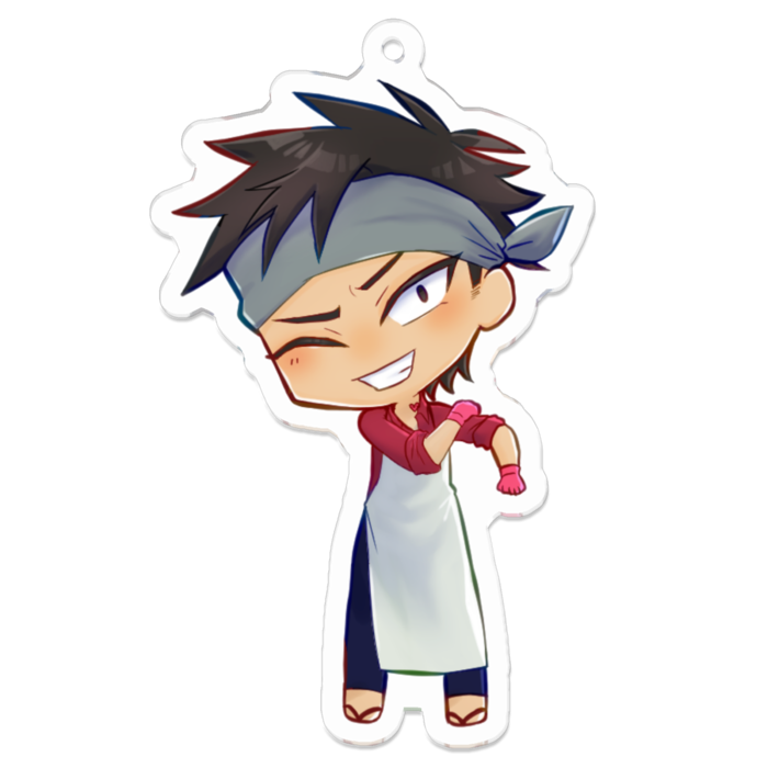 ハチ アクリルキーホルダー - 70 x 70 (mm)