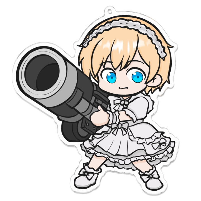 アクリルキーホルダー - 100 x 100 (mm)