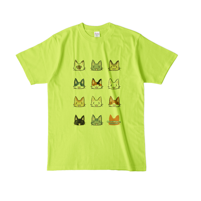 カラーTシャツ(淡色) - L - ライトグリーン