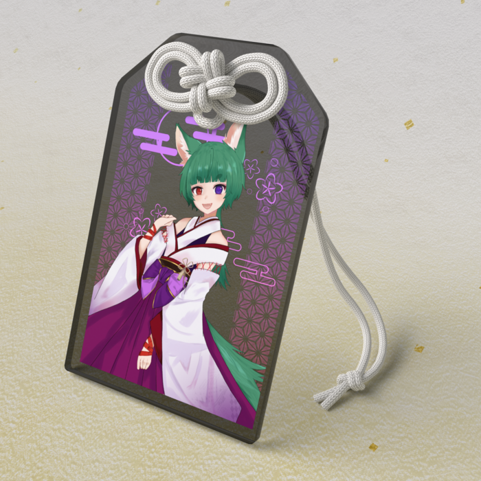 アクリルお守り - 50 × 80mm