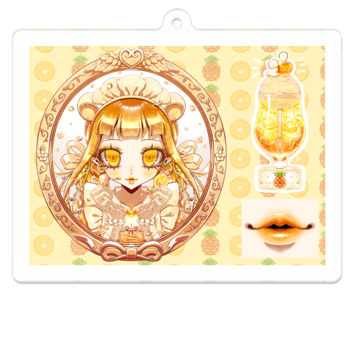 アクリルキーホルダー - 70 x 70 (mm)