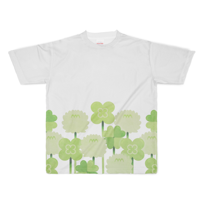 フルグラフィックTシャツ　白色　XL