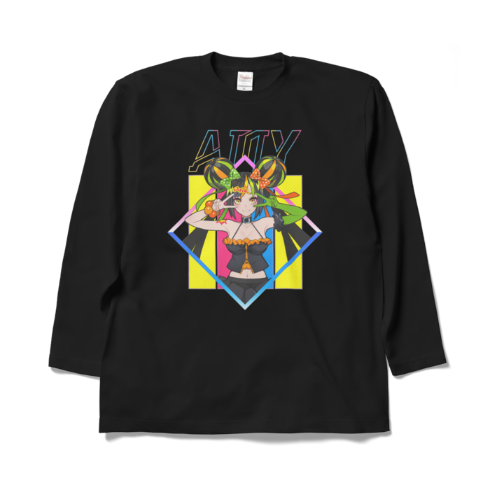 ロングスリーブTシャツ - XL - ブラック