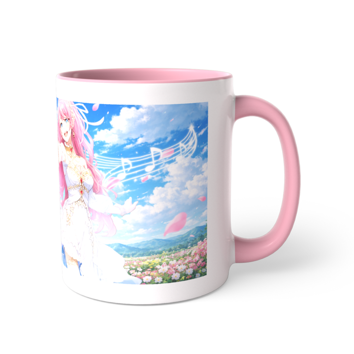 ツートンカラーマグカップ - 直径 8.2cm / 高さ 9.5cm