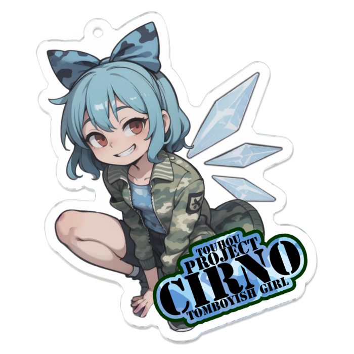 アクリルキーホルダー - 70 x 70 (mm)