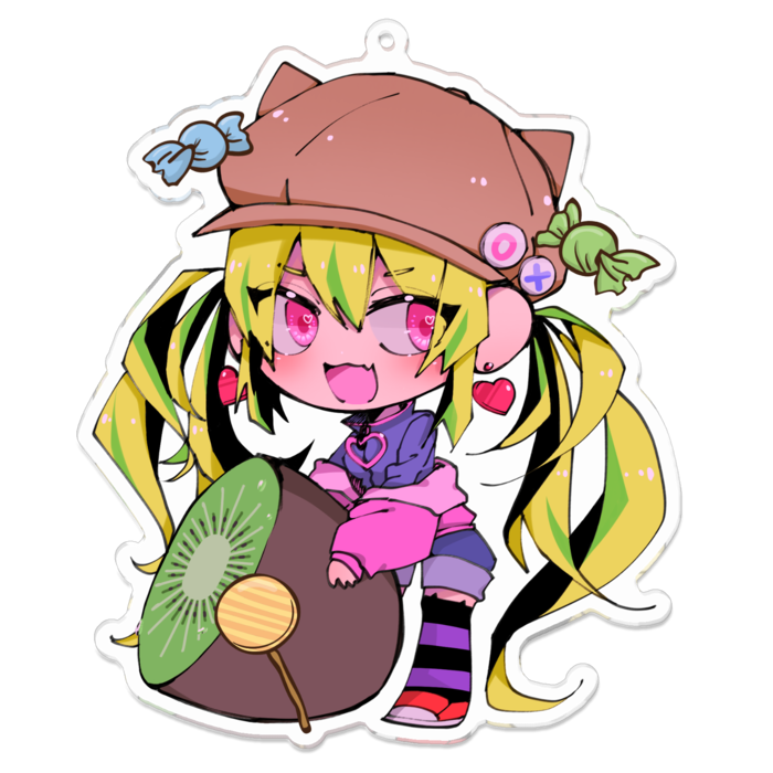 アクリルキーホルダー - 100 x 100 (mm)