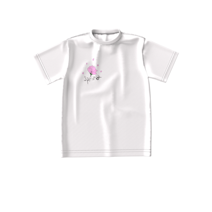 ビッグシルエットTシャツ - S - 両面