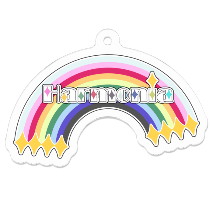 アクリルキーホルダー - 50 x 50 (mm)