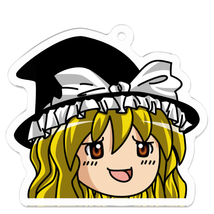 アクリルキーホルダー - 50 x 50 (mm)