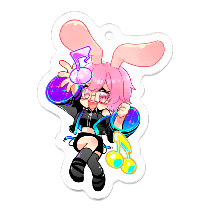 アクリルキーホルダー - 50 x 50 (mm)