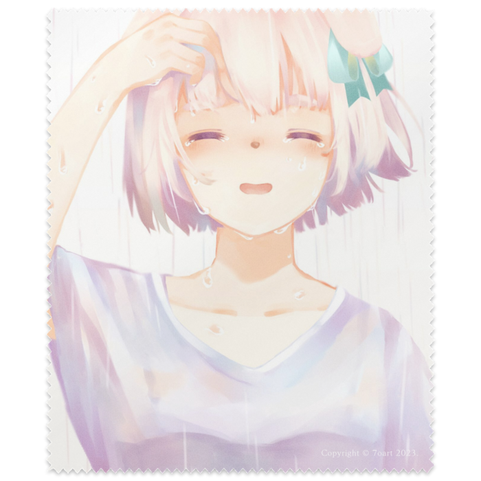 「雨に打たれて」メガネ拭き