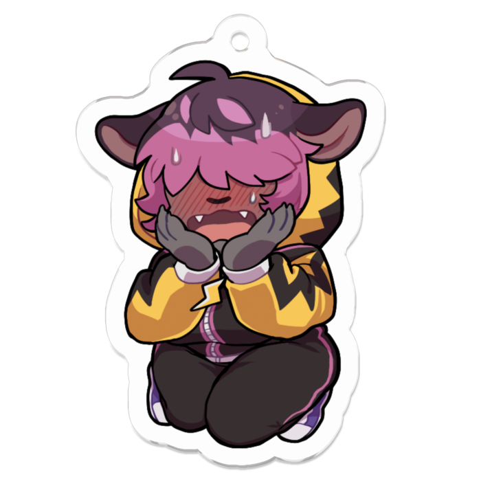 アクリルキーホルダー - 50 x 50 (mm)