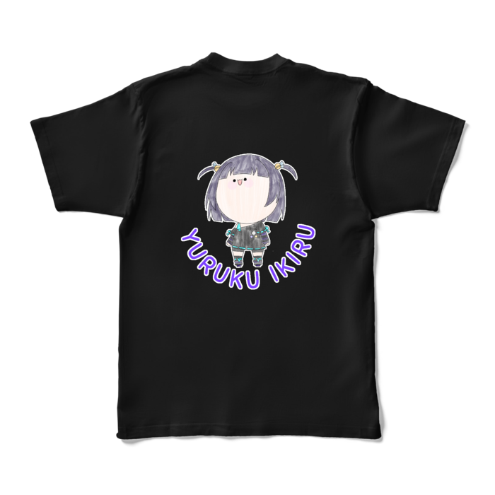 カラーTシャツ - XL - ブラック (濃色)