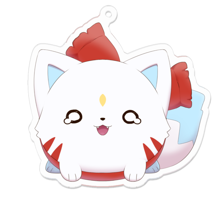 アクリルキーホルダー（コーティング） - 70 x 70 (mm)