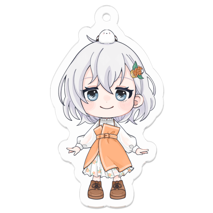 アクリルキーホルダー（コーティング） - 50 x 50 (mm)