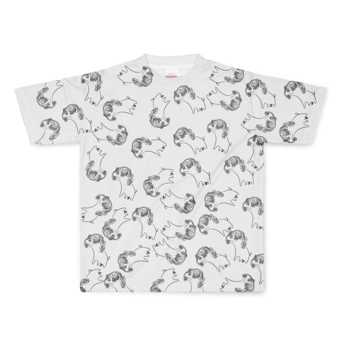 フルグラフィックTシャツ - L - 両面印刷