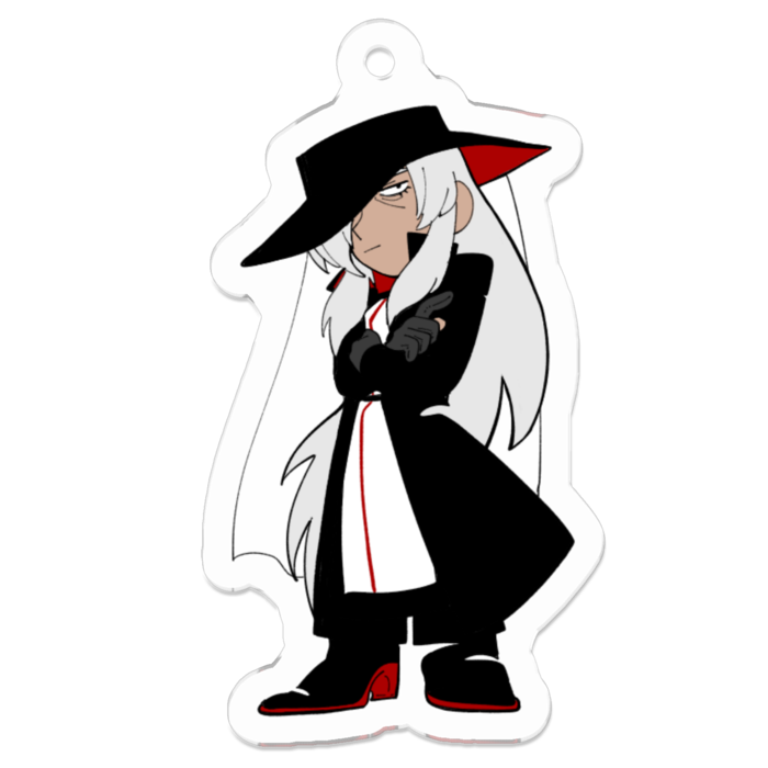 アクリルキーホルダー（コーティング） - 50 x 50 (mm)