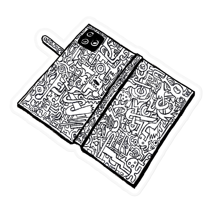 ステッカー - 160 x 160 (mm)